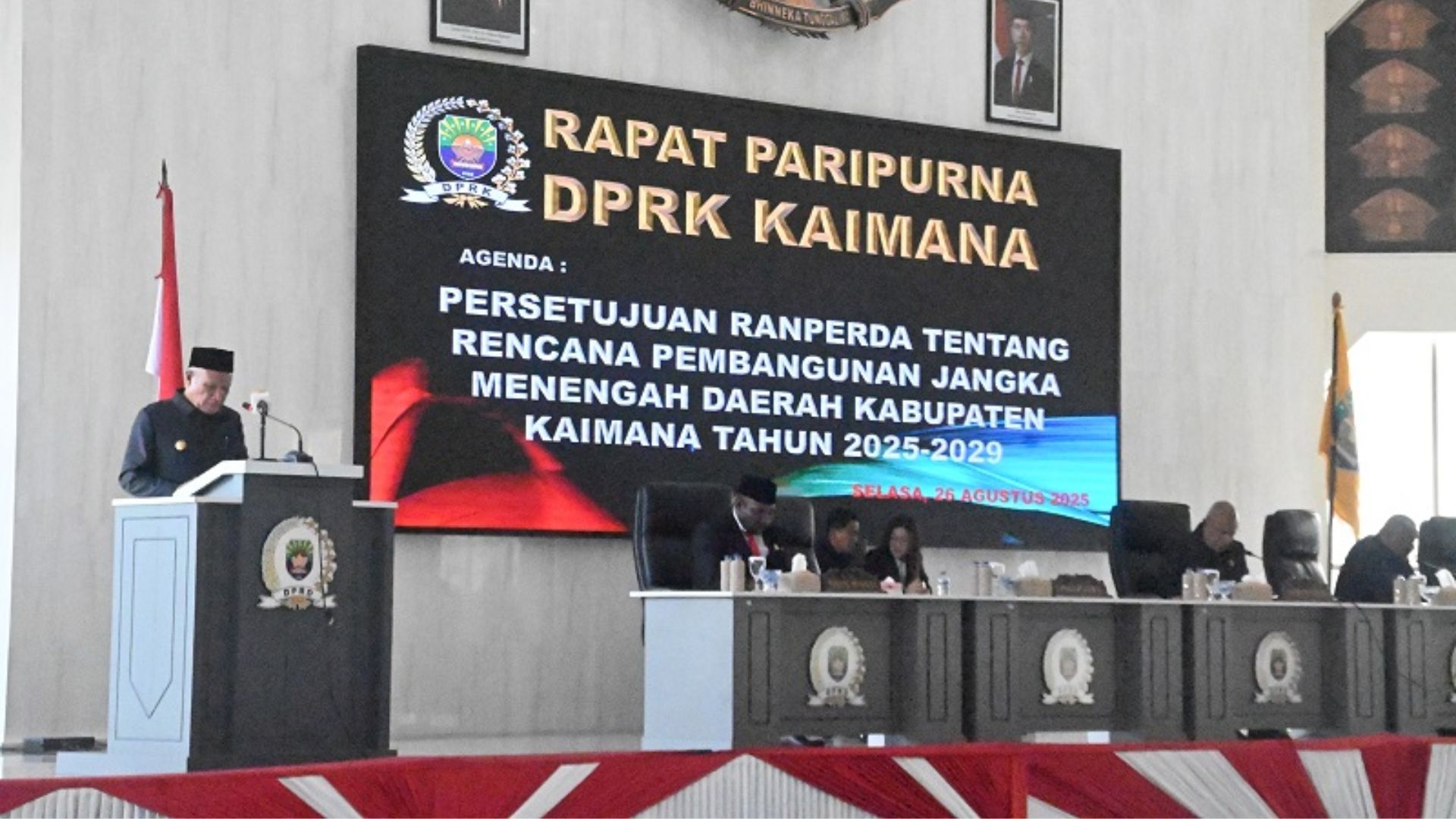 DPRK Kaimana Sahkan Ranperda Rpjmd 2025-2029, Bupati Kaimana Harap Dapat Dikawal Bersama Implementasinya
